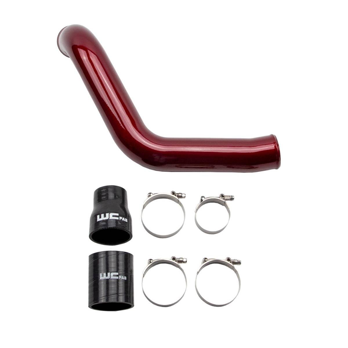 WCFab WCF100355 LLY Duramax 3" Passenger (Cold) Side Intercooler Pipe Kit - Southern Diesel Supply