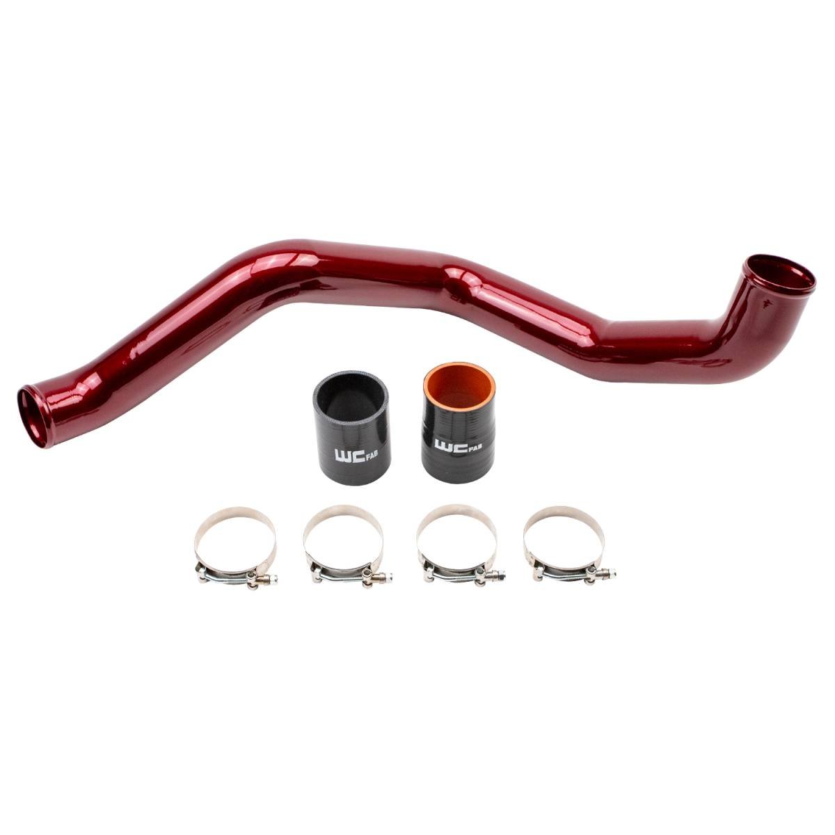 WCFab WCF100365 3" Driver (Hot) Side Intercooler Pipe Kit (2020 - 2026 Duramax) - Southern Diesel Supply