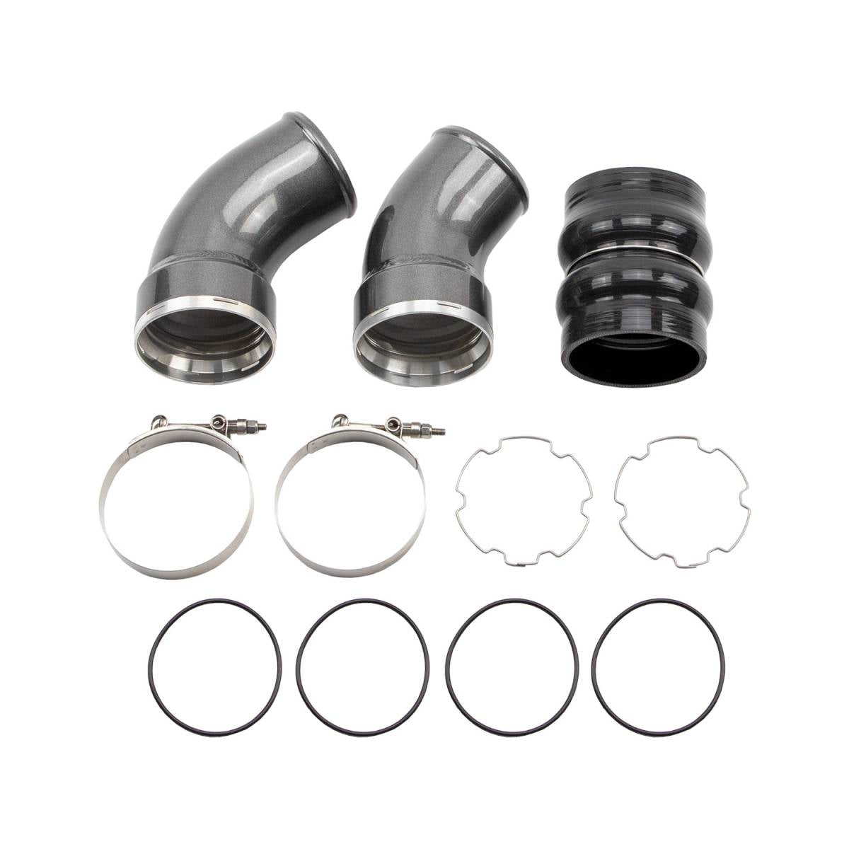 WCFab WCF100367 LBZ/LMM Duramax 3.5" Passenger (Cold) Side Intercooler Pipe Kit - Southern Diesel Supply
