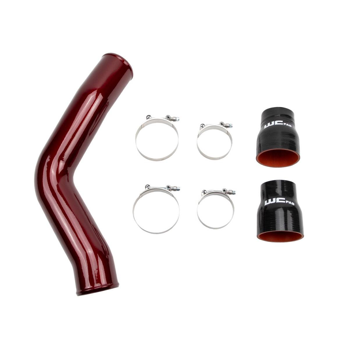 WCFab WCF100406 6.7L Cummins Passenger Side 3.5" Intercooler Pipe Kit - Southern Diesel Supply