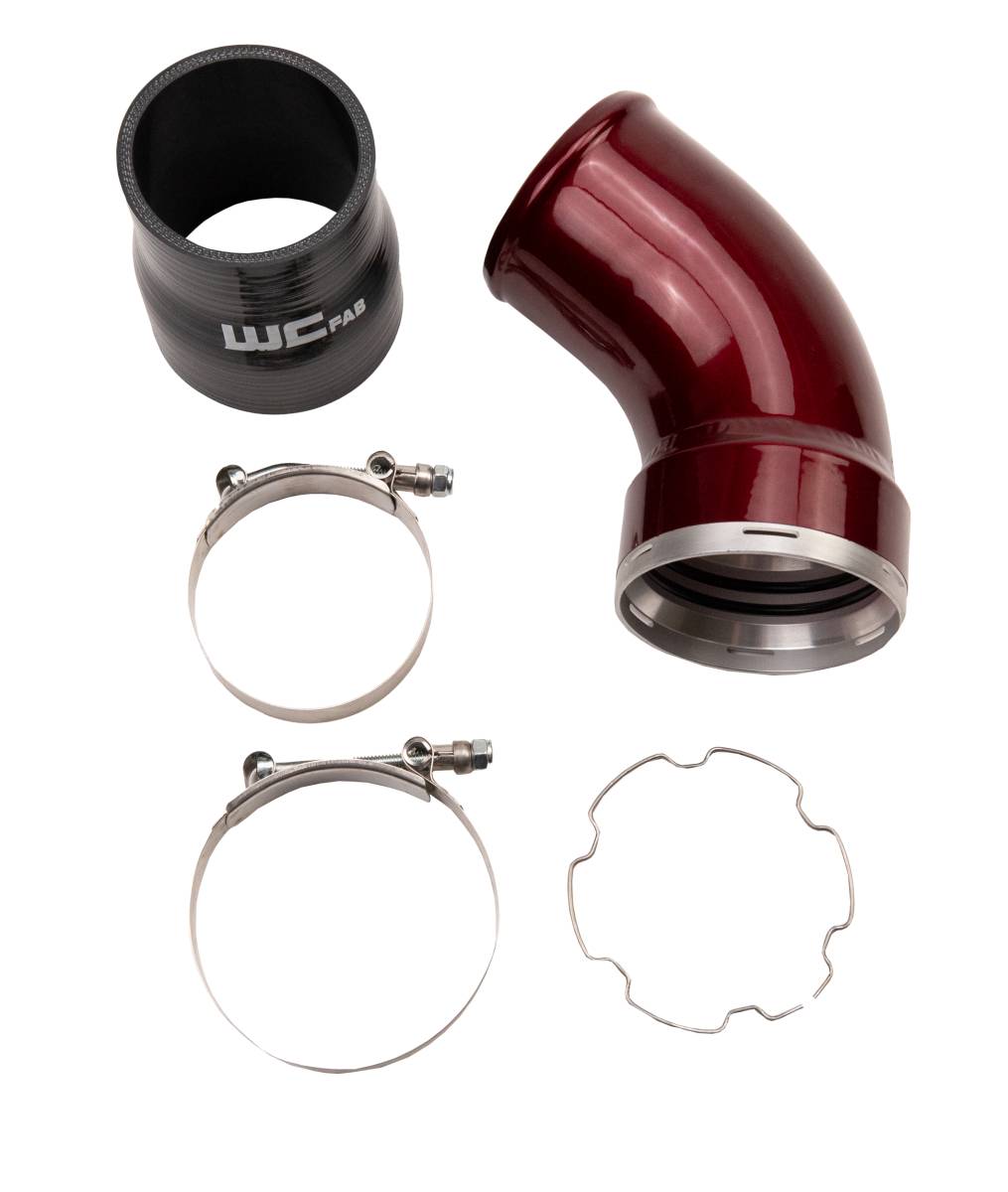 WCFab WCF100466 LBZ/LMM Duramax Passenger Side Intercooler Outlet Elbow Kit - Southern Diesel Supply