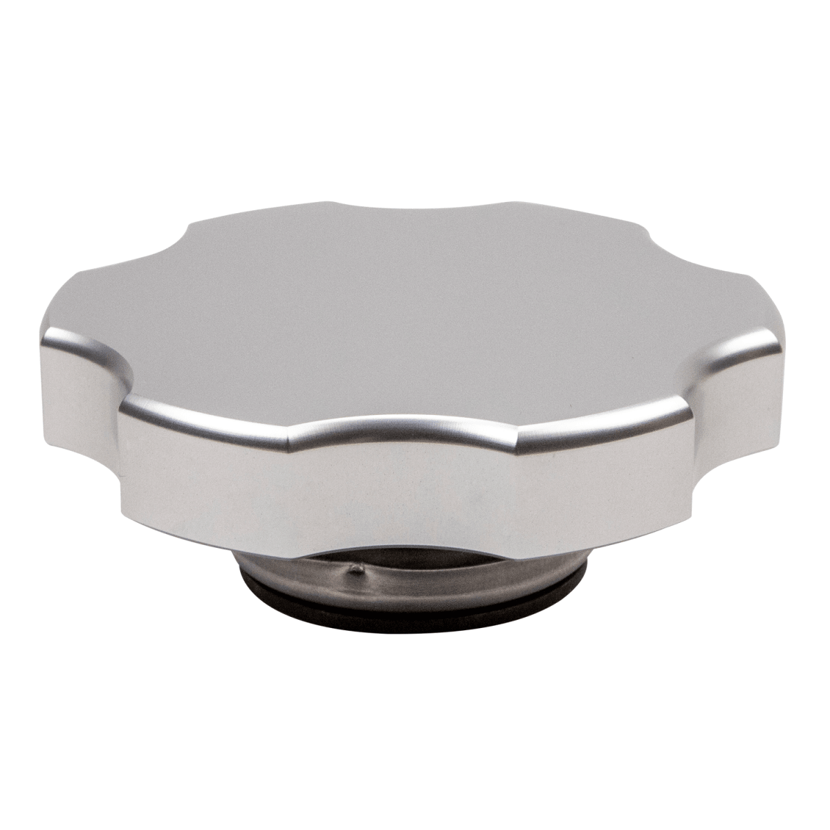 WCFab WCF100472 Billet Aluminum Coolant Tank Cap, Clear Anodized (2001 - 2024 Duramax; 2004.5 - 2024 Cummins) - Southern Diesel Supply