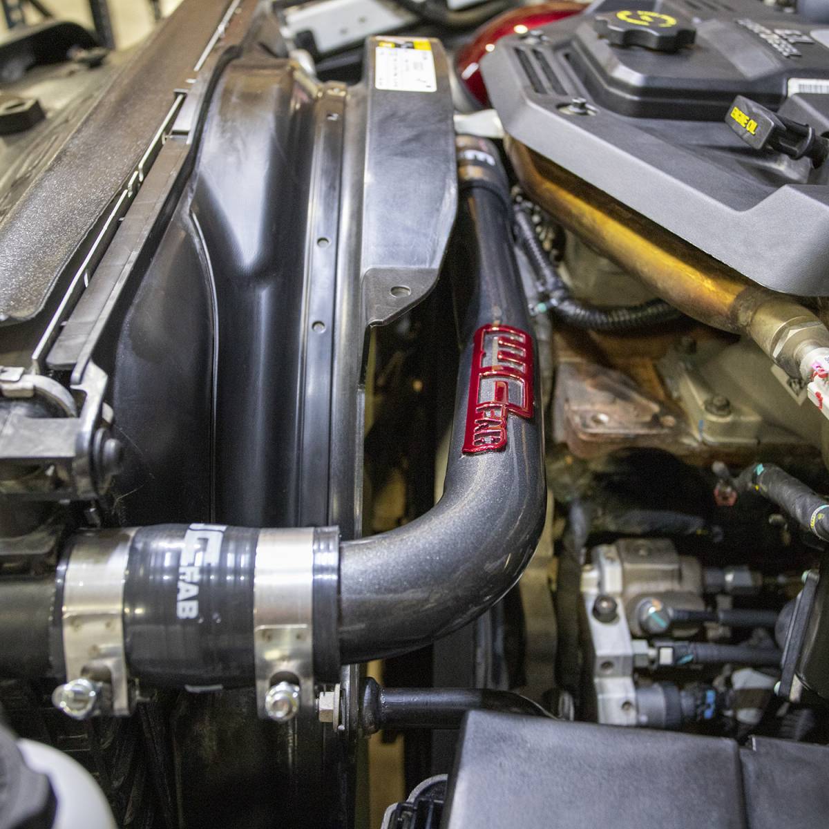 WCFab WCF100517 6.7L Cummins Upper Coolant Pipe For Single Radiator - Southern Diesel Supply