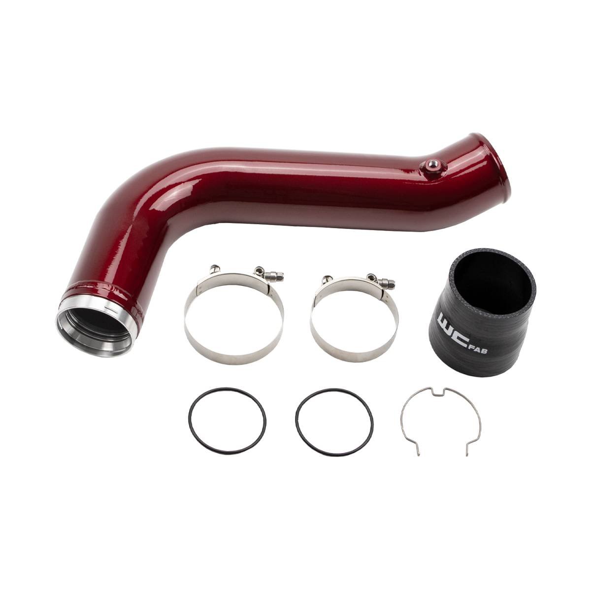 WCFab WCF100530 L5P Duramax 3.5" Passenger (Cold) Side Intercooler Pipe Kit - Southern Diesel Supply