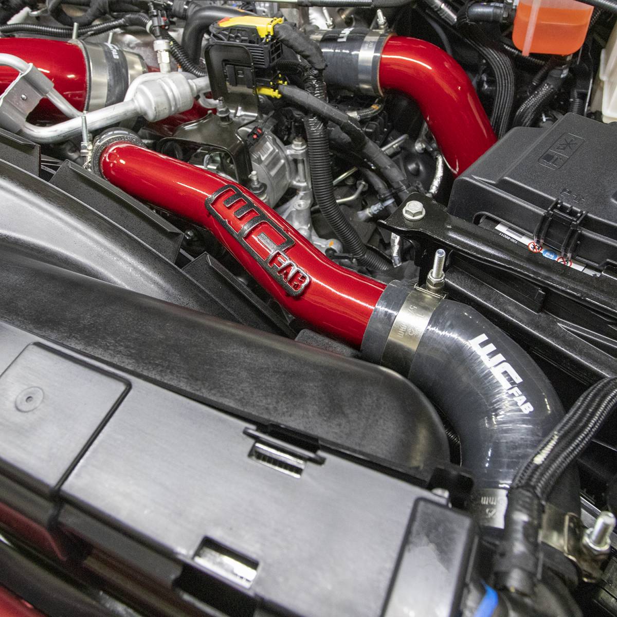 WCFab WCF100541 Upper Coolant Pipe Kit (2020 - 2025 Duramax) - Southern Diesel Supply