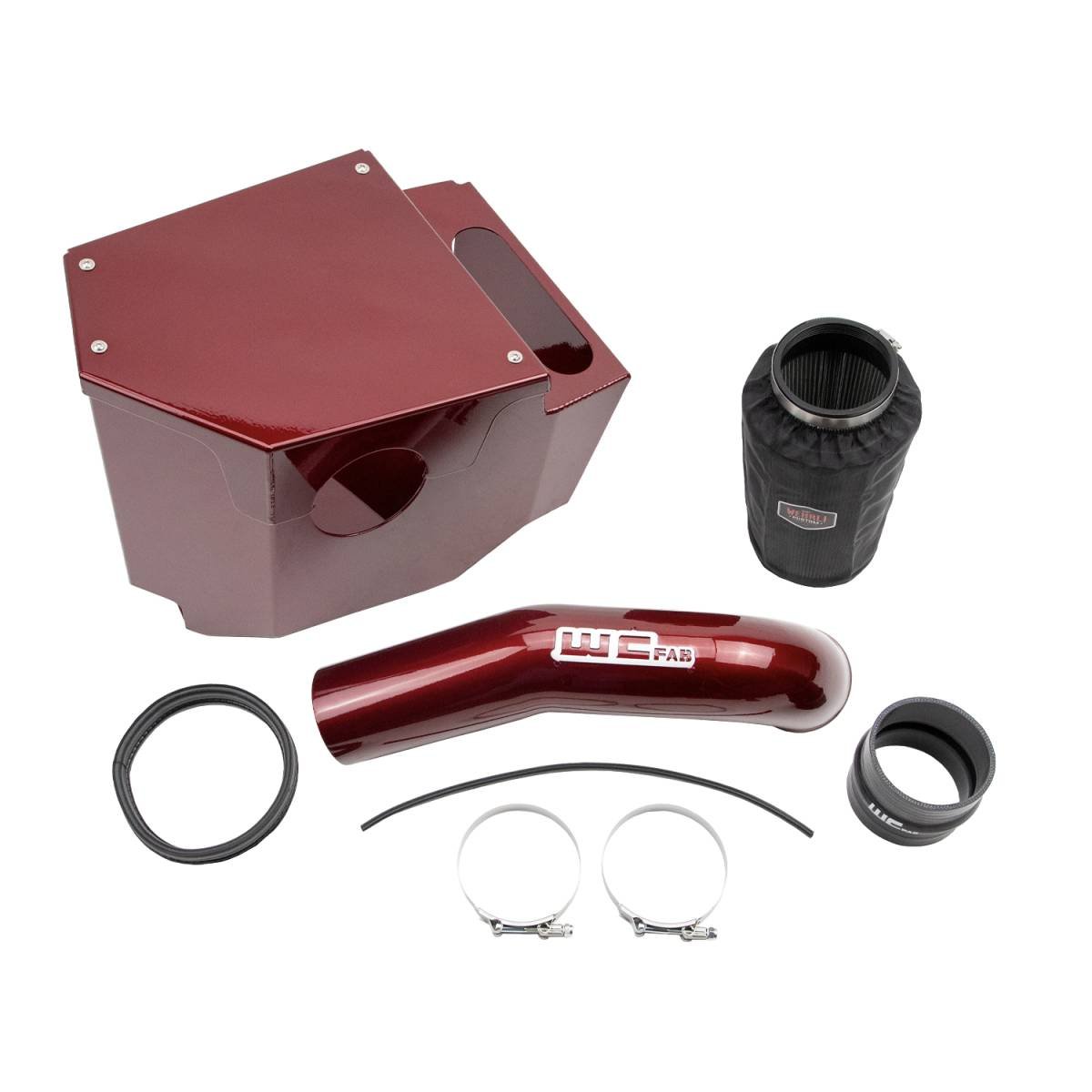 WCFab WCF100702 4" Intake Kit with Air Box (2020 - 2025 Duramax) - Southern Diesel Supply