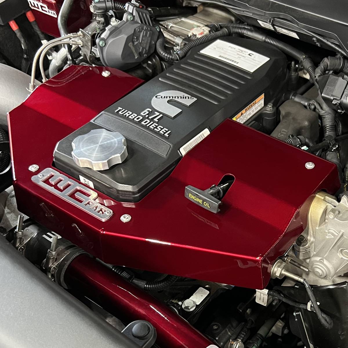 WCFab WCF100730 6.7L Cummins Engine Cover - Southern Diesel Supply