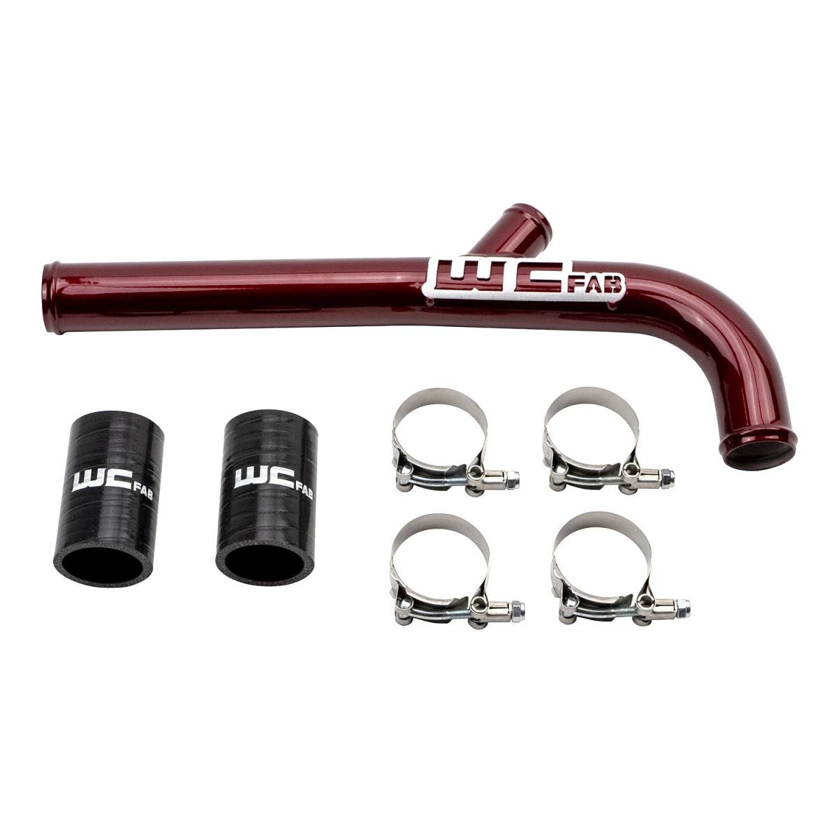 WCFab WCF100867 6.7L Cummins Upper Coolant Pipe For Dual Radiator - Southern Diesel Supply