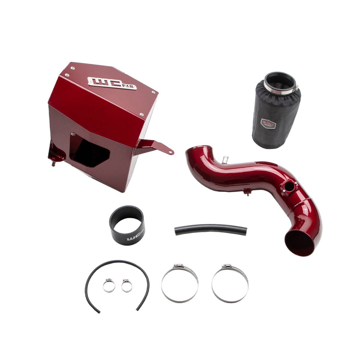 WCFab WCF100875 6.7L Cummins 4" Cold Air Intake Kit With Air Box - Southern Diesel Supply