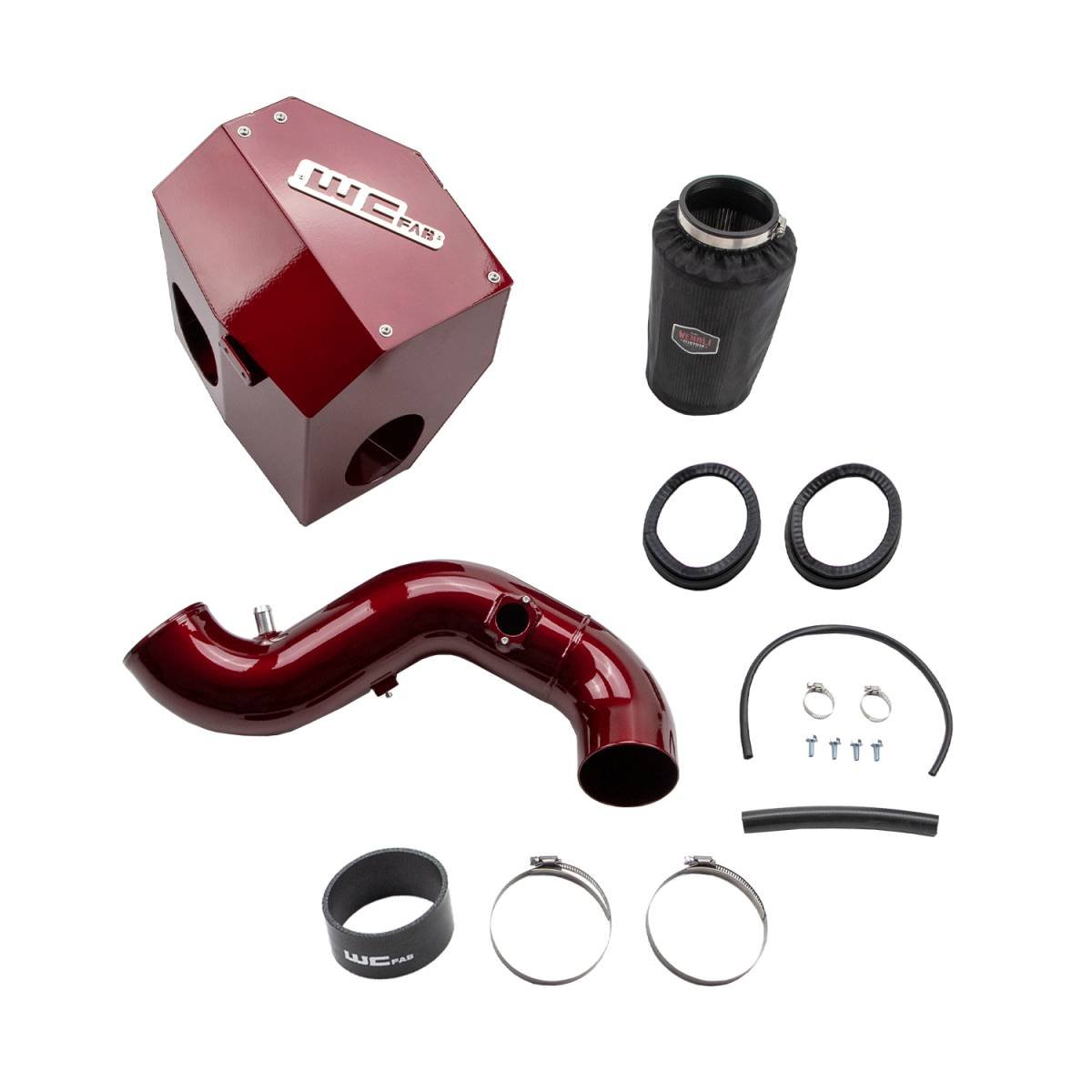 WCFab WCF100881 6.7L Cummins 4" Cold Air Intake Kit With Air Box - Southern Diesel Supply