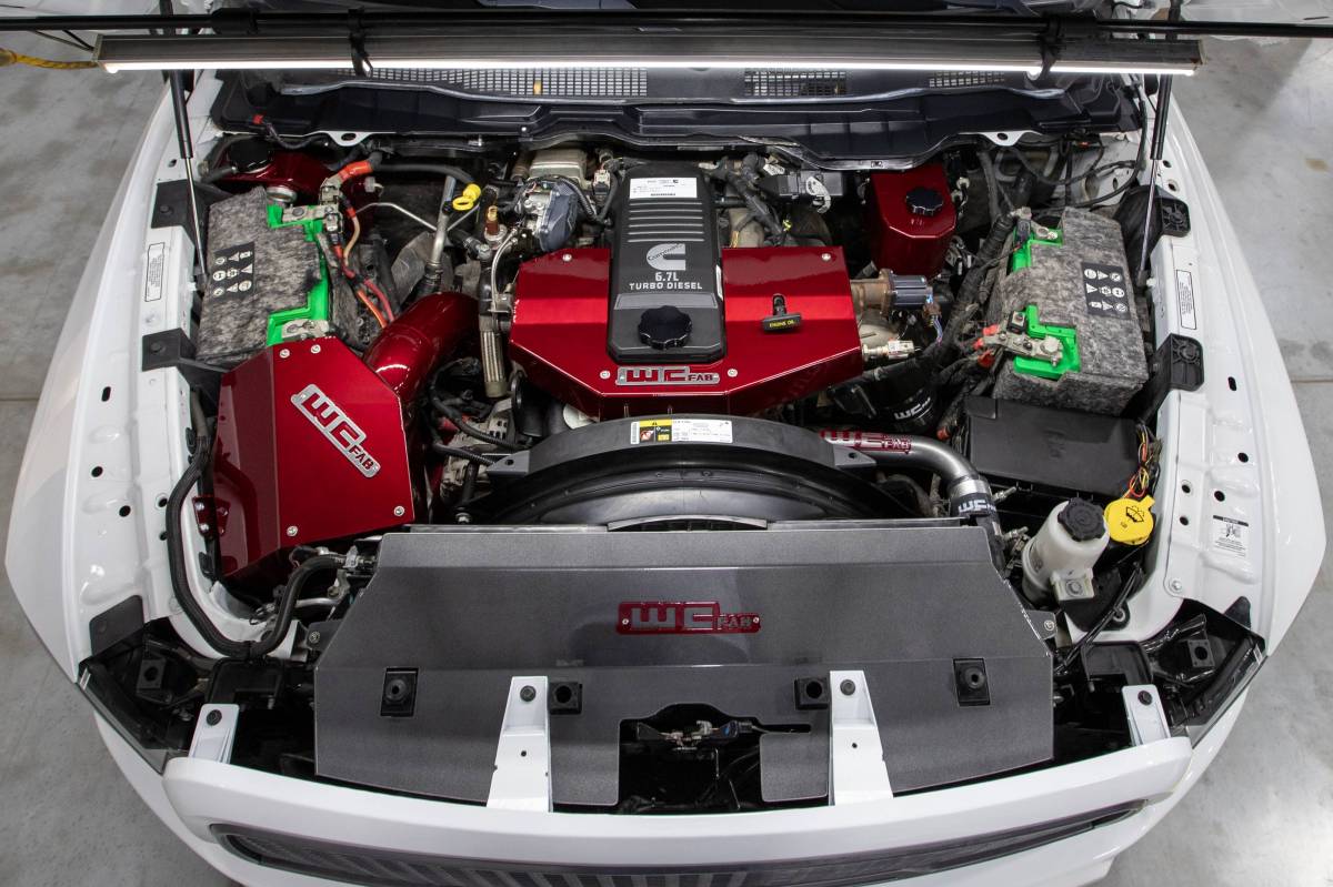 WCFab WCF100881 6.7L Cummins 4" Cold Air Intake Kit With Air Box - Southern Diesel Supply