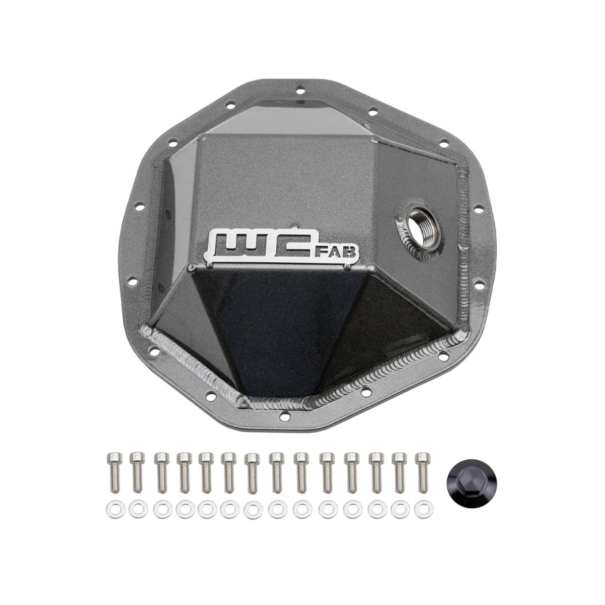 Wehrli Custom Fabrication | WCFab WCF100114 AAM 12" Rear Differential Cover (2020 - 2026 Duramax; 2019 - 2024 Cummins) - Southern Diesel Supply