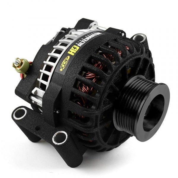 XDP XD348 HD High Output Alternator Wrinkle Black (2003 - 2005 Power Stroke) - Southern Diesel Supply