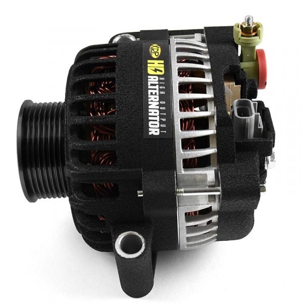 XDP XD348 HD High Output Alternator Wrinkle Black (2003 - 2005 Power Stroke) - Southern Diesel Supply