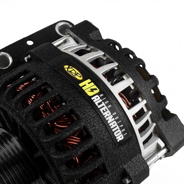 XDP XD349 HD High Output Alternator Wrinkle Black (2006 - 2007 Power Stroke) - Southern Diesel Supply