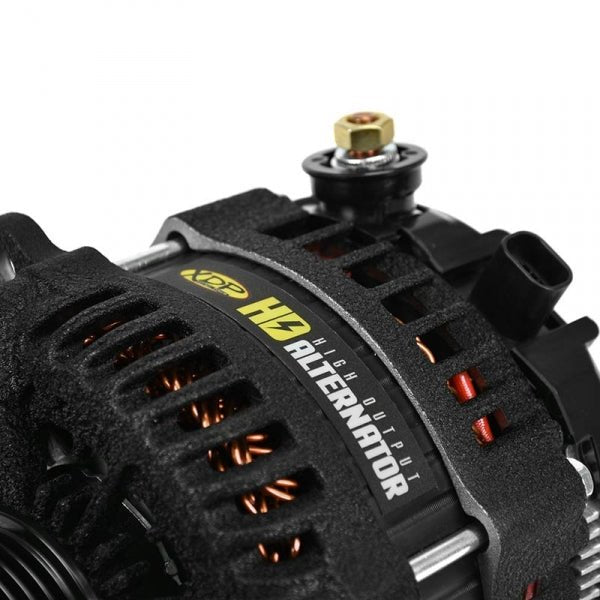 XDP XD350 HD High Output Alternator Wrinkle Black (2011 - 2019 Duramax) - Southern Diesel Supply