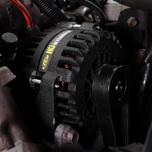XDP XD351 HD High Output Alternator Wrinkle Black (2007.5 - 2010 Duramax) - Southern Diesel Supply