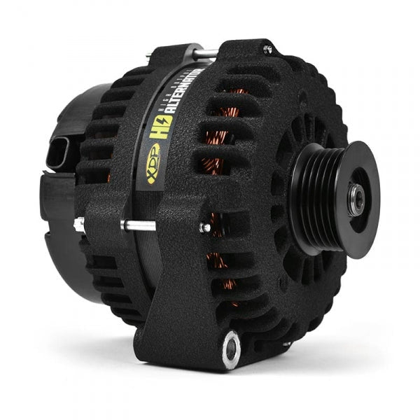 XDP XD351 HD High Output Alternator Wrinkle Black (2007.5 - 2010 Duramax) - Southern Diesel Supply