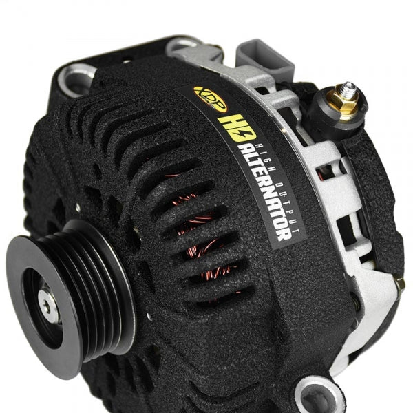XDP XD358 HD High Output Secondary Alternator Wrinkle Black (2003 - 2007 Power Stroke) - Southern Diesel Supply
