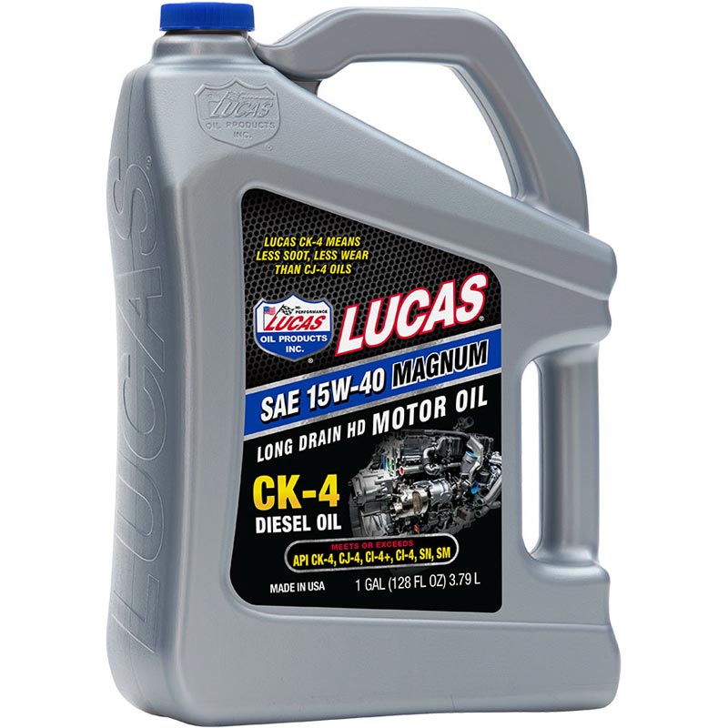 Lucas Oil 10287 15W-40 CK-4 Engine Oil (1 Gal)