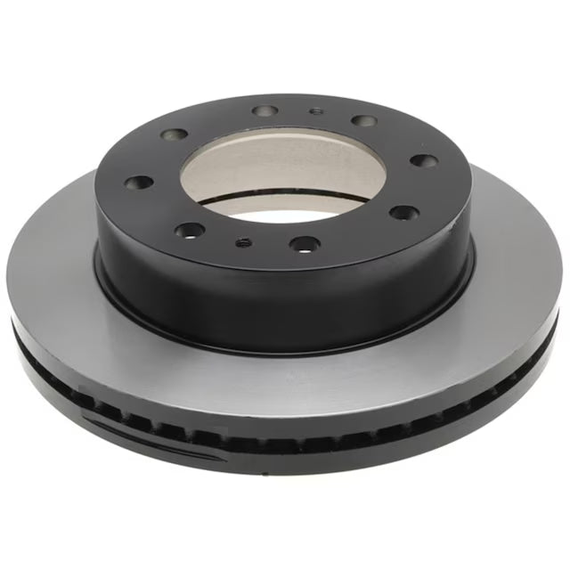 ACDelco 18A1193 Gold Disc Brake Rotor - Black Coated Hat (Front) (2001-2010 6.6L Duramax)