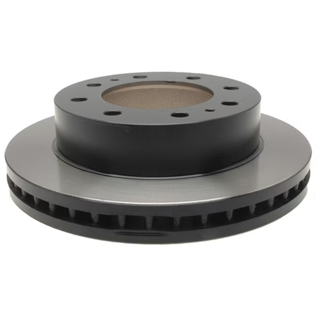 ACDelco 18A1206 Gold Disc Brake Rotor - Black Coated Hat (Front) (2001/04-2010 6.6L Duramax SRW)