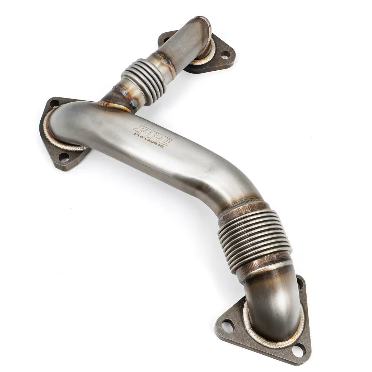 PPE 116120912 Replacement Up-Pipe (Passenger Side) for OEM Exhaust Manifold (2004.5-2005 6..6L Duramax)