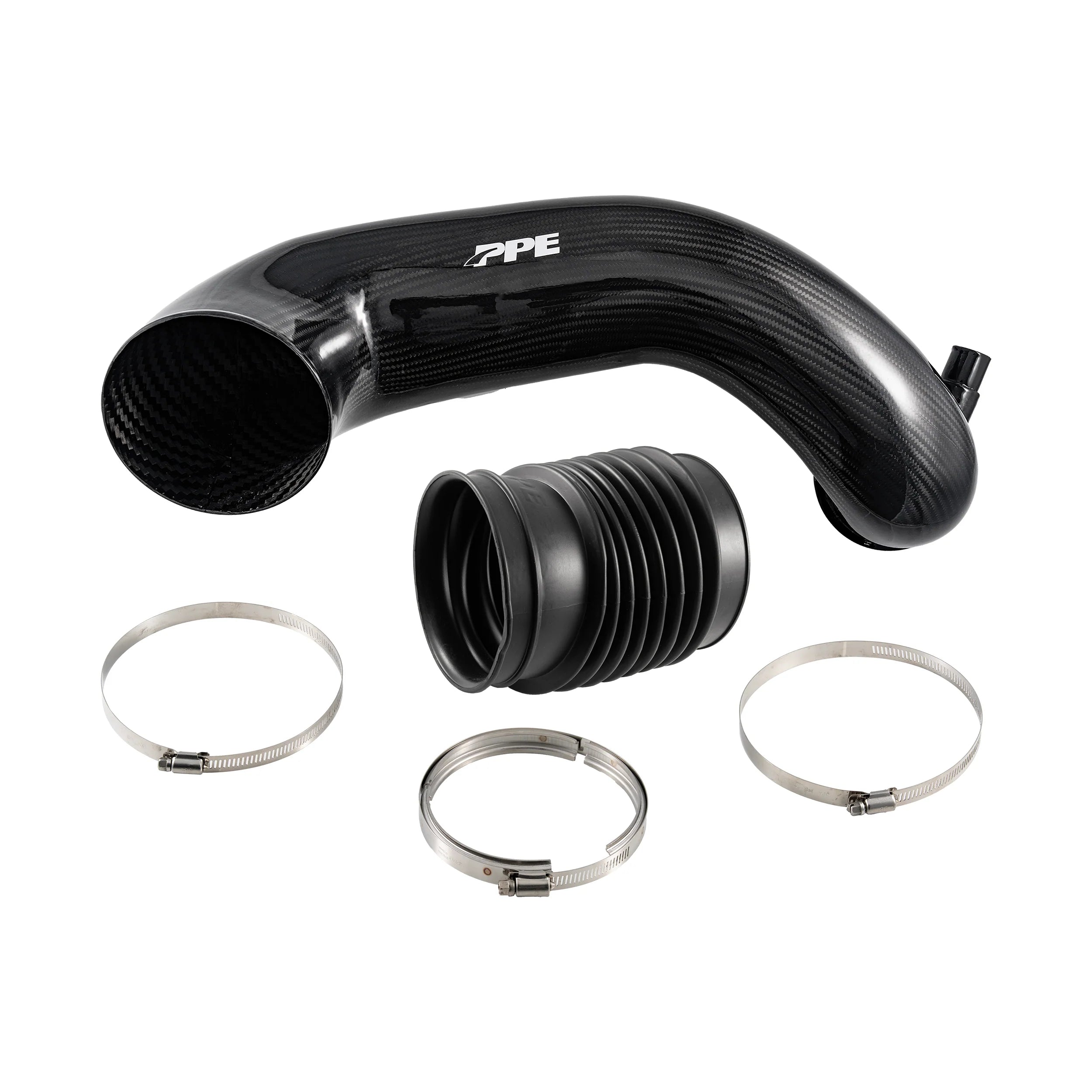 PPE Zilla Carbon Fiber Turbo Inlet Upgrade Kit (2006-2010 6.6L Duramax)