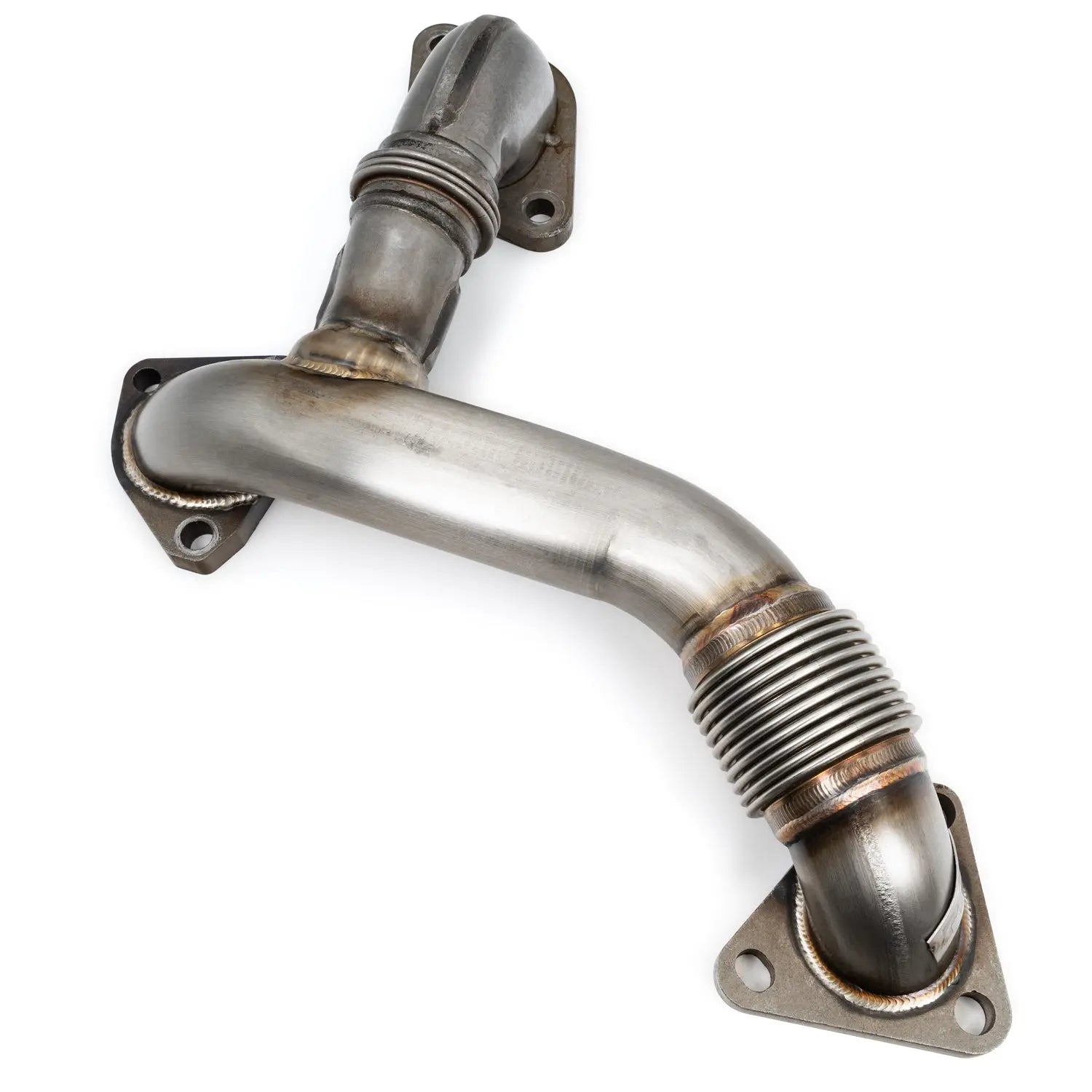 PPE 116120916 Replacement Up-Pipe (Passenger Side) for OEM Exhaust Manifold (2007.5-2010 6..6L Duramax)