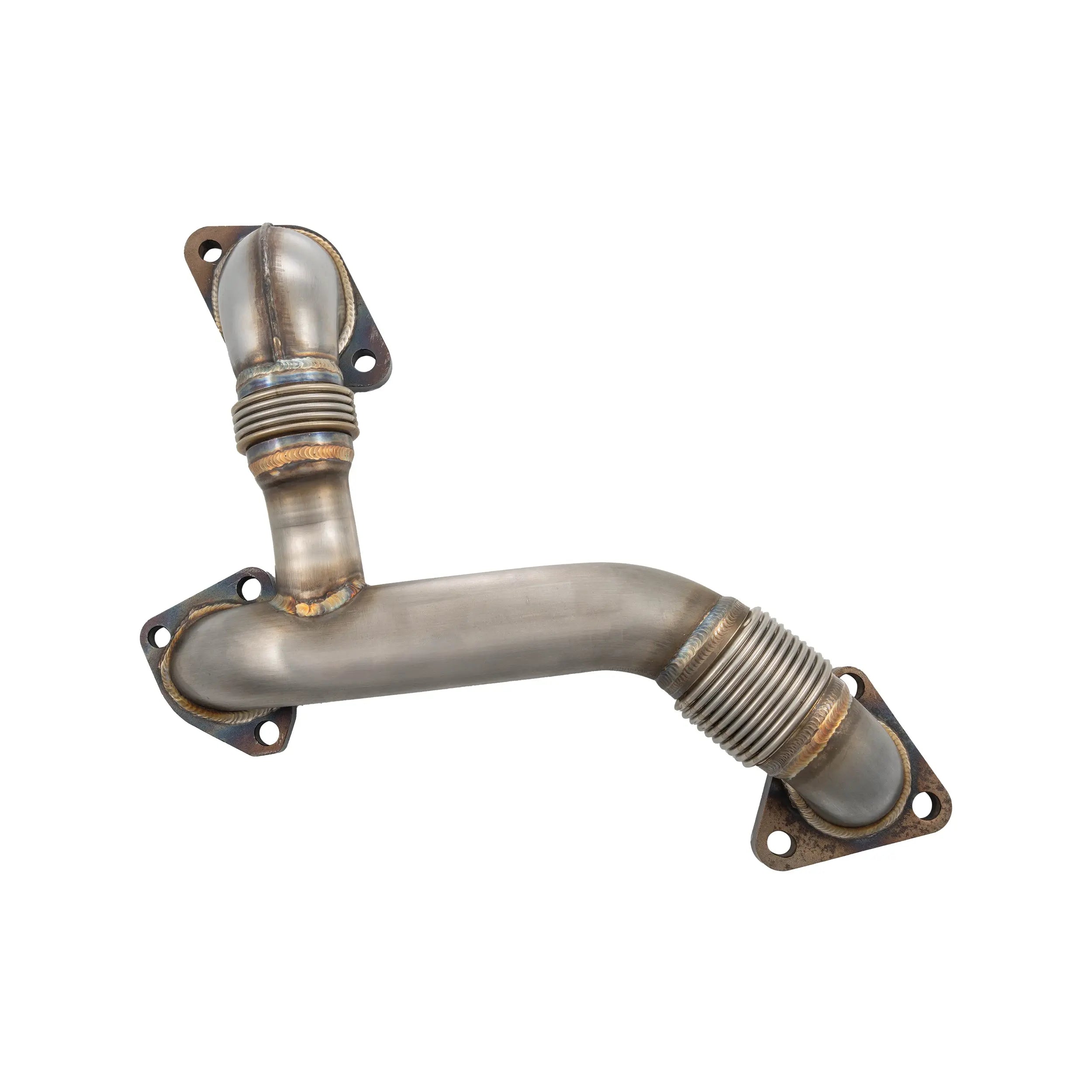 PPE 116120916 Replacement Up-Pipe (Passenger Side) for OEM Exhaust Manifold (2007.5-2010 6..6L Duramax)
