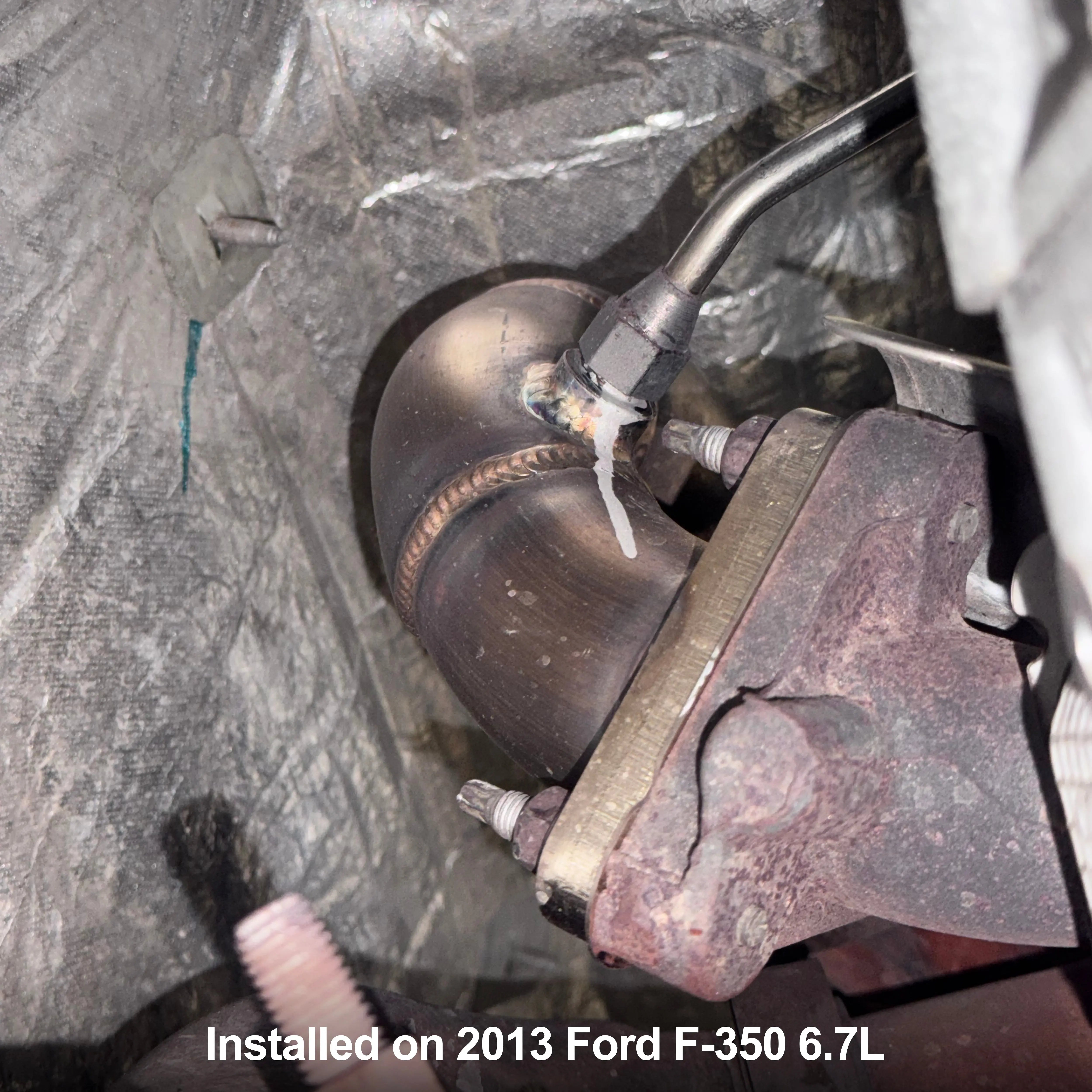 PPE 316119511 High-Flow Up-Pipes (2011-2014, 2011-2016 Cab & Chassis 6.7L PowerStroke)