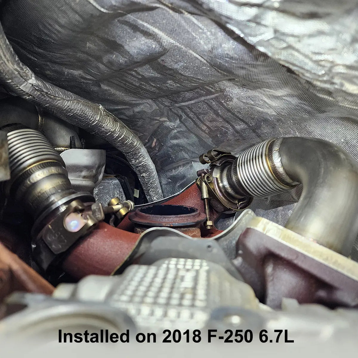 PPE 316119515 High-Flow Up-Pipes (2015-2019, 2017-2019 Cab & Chassis 6.7L PowerStroke)