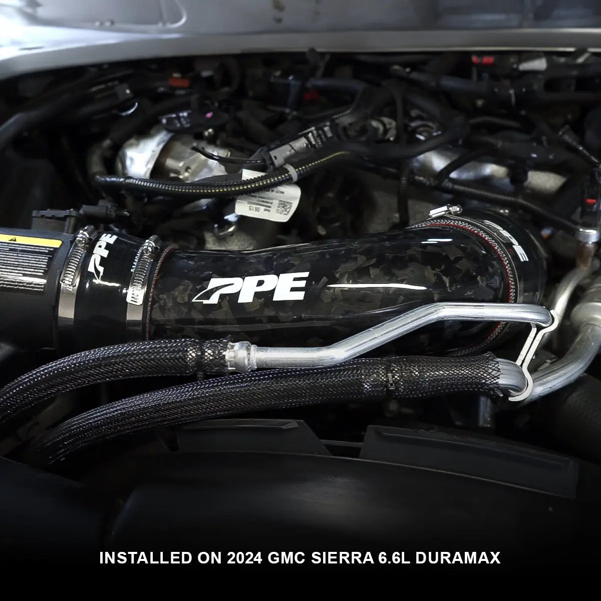 PPE Zilla Carbon Fiber Turbo Inlet Tube (2020-2026 6.6L Duramax)