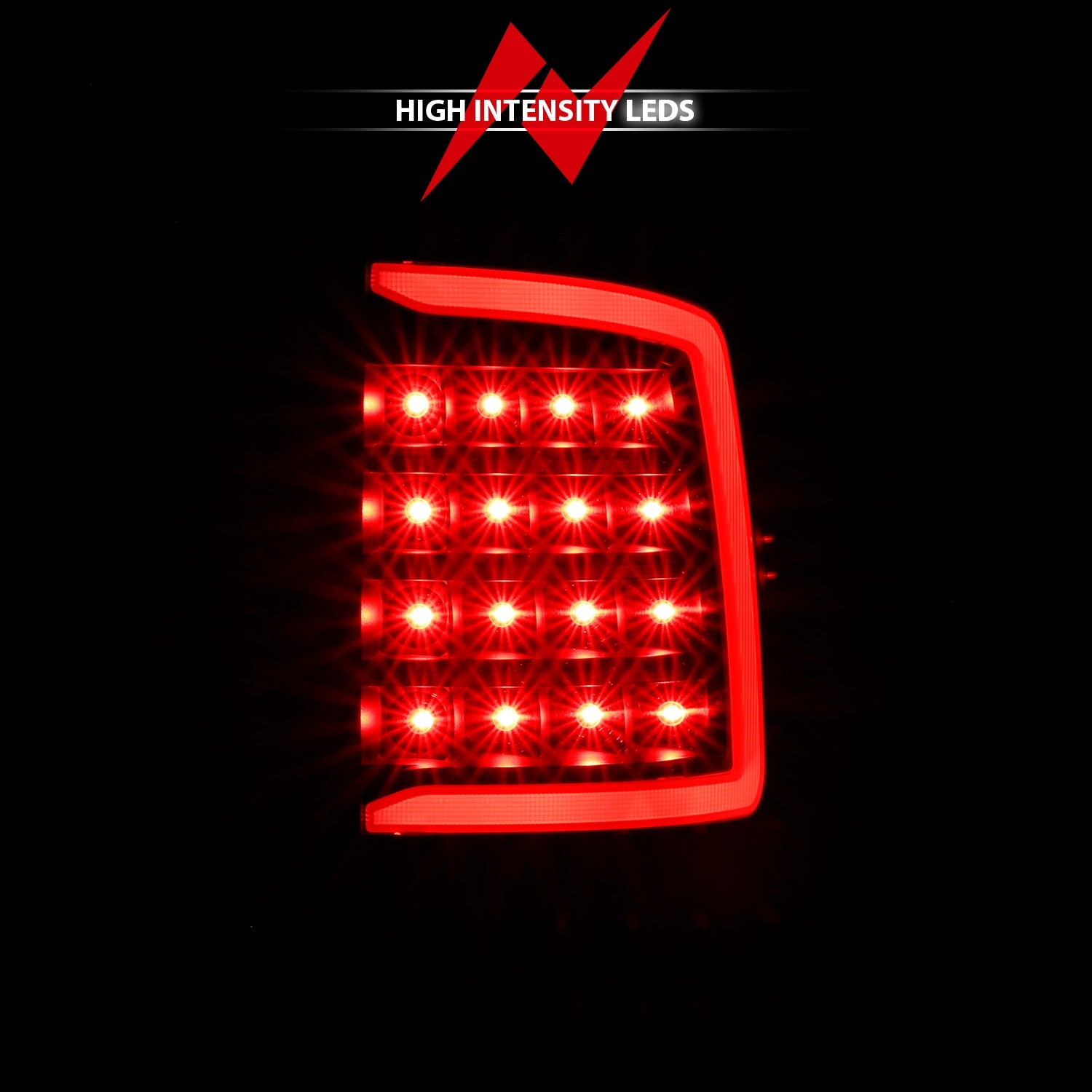 Anzo 311318 Black Plank Style LED Tail Lights (2010-2018 6.7L Cummins, 2014-2018 3.0L EcoDiesel)