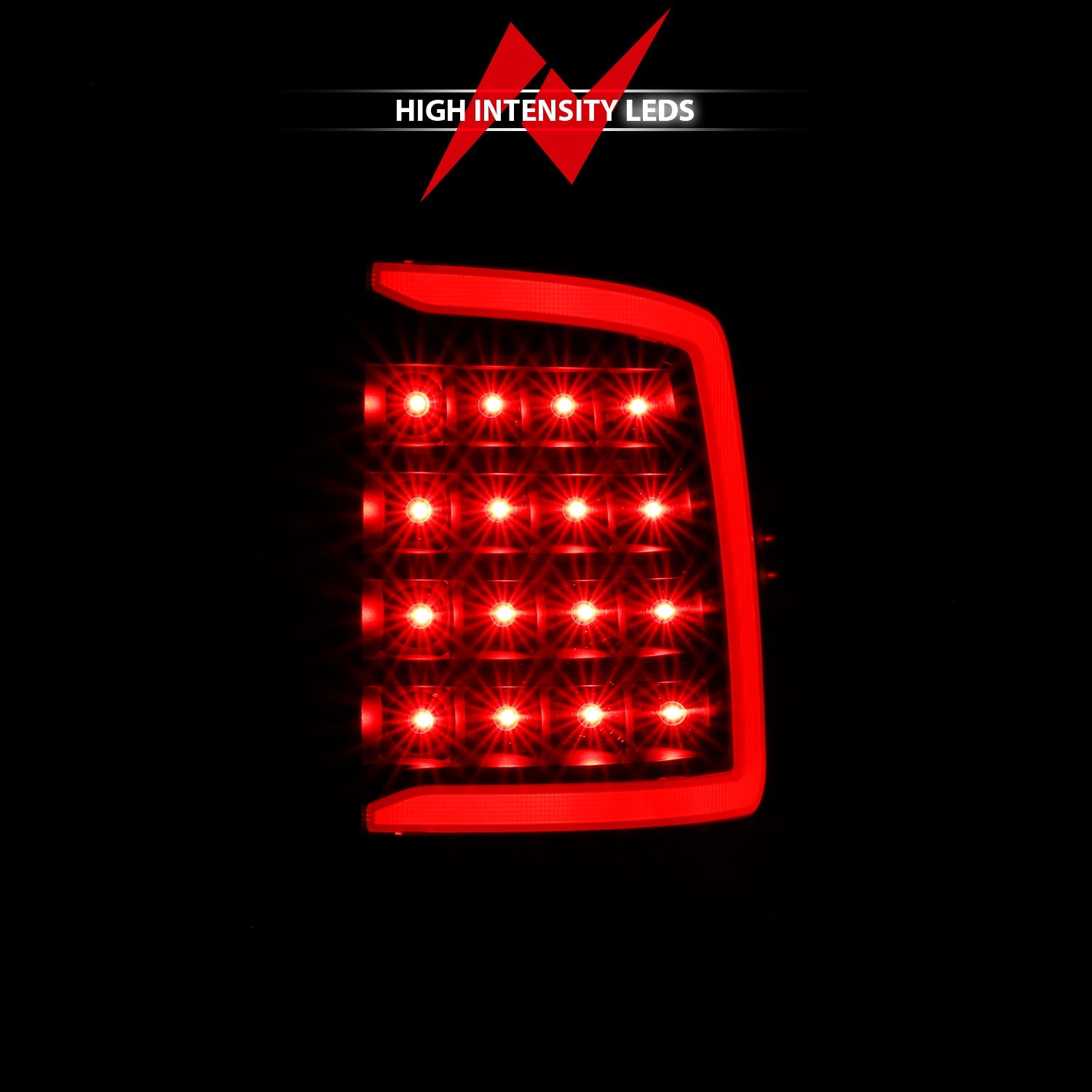 Anzo 311319 Smoked Plank Style LED Tail Lights (2010-2018 6.7L Cummins, 2014-2018 3.0L EcoDiesel)