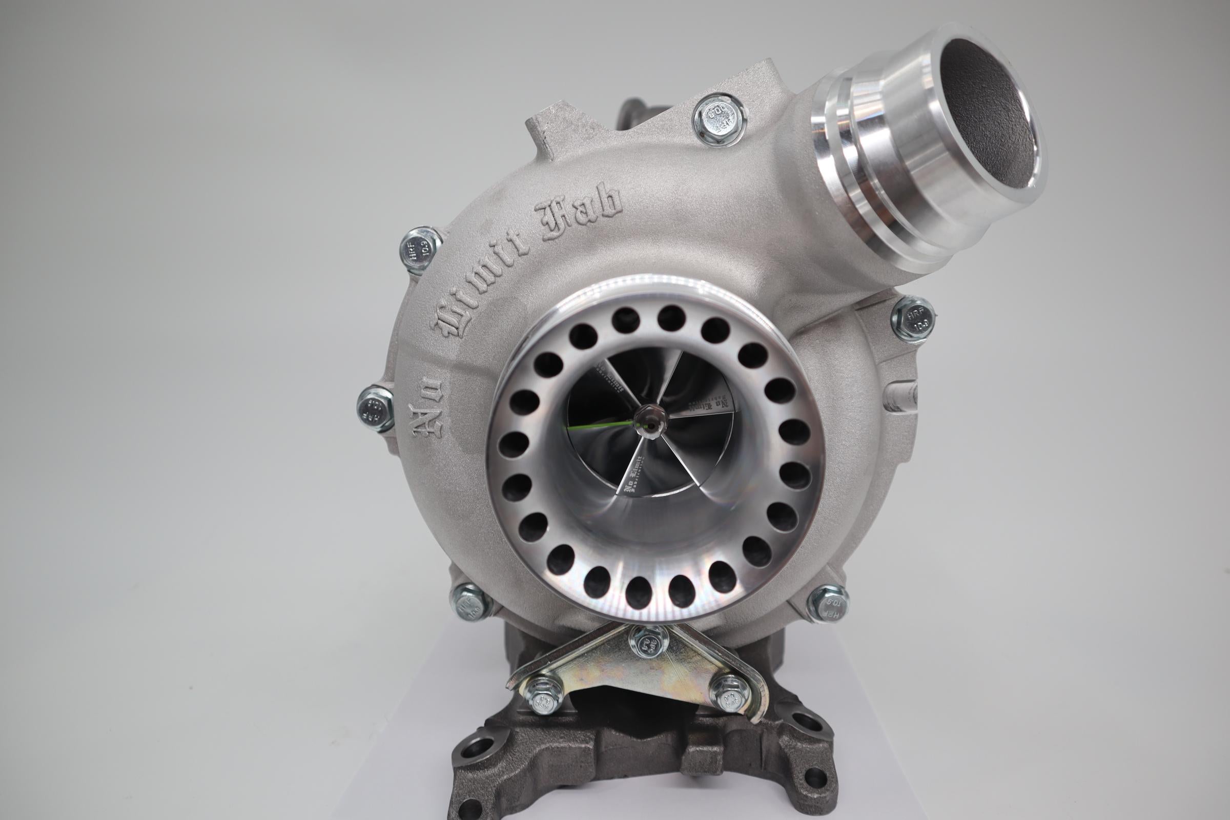 **Discontinued**Stage 2 Drop in Factory Replacement Turbo Charger for 20-Current 6.7 Ford PowerStroke, 64mm Compressor, 67mm Turbine with Whistle Option No Limit Fabrication
