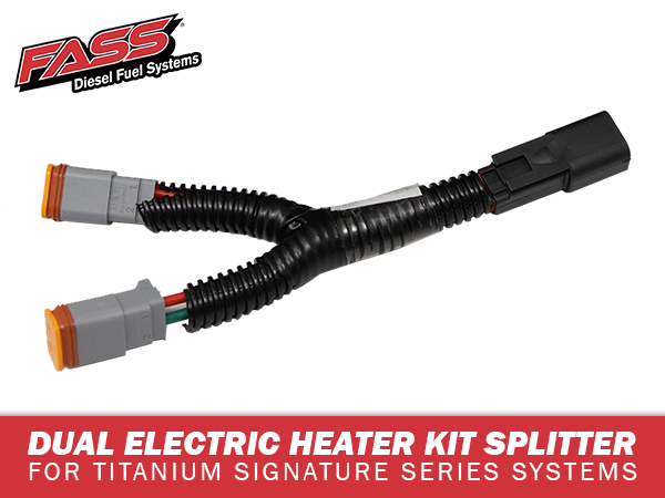 FASS HKS1001 Dual Electric Heater Kit Splitter for Titanium Signature Series Systems