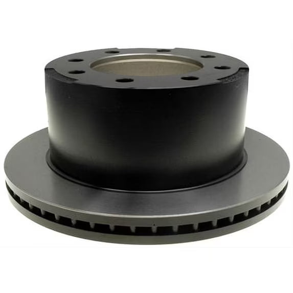 ACDelco 18A1417 Gold Disc Brake Rotor - Black Coated Hat (Rear) (2001-2010 6.6L Duramax)