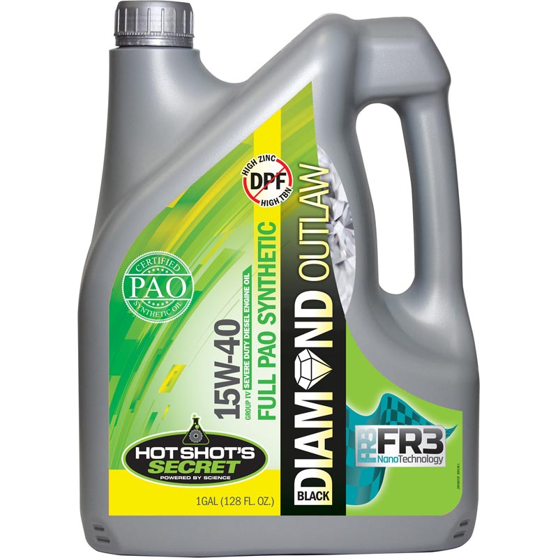 Hot Shot's Secret Black Diamond Outlaw 15W-40 Full Synthetic CK-4 Engine Oil (1 Gal)