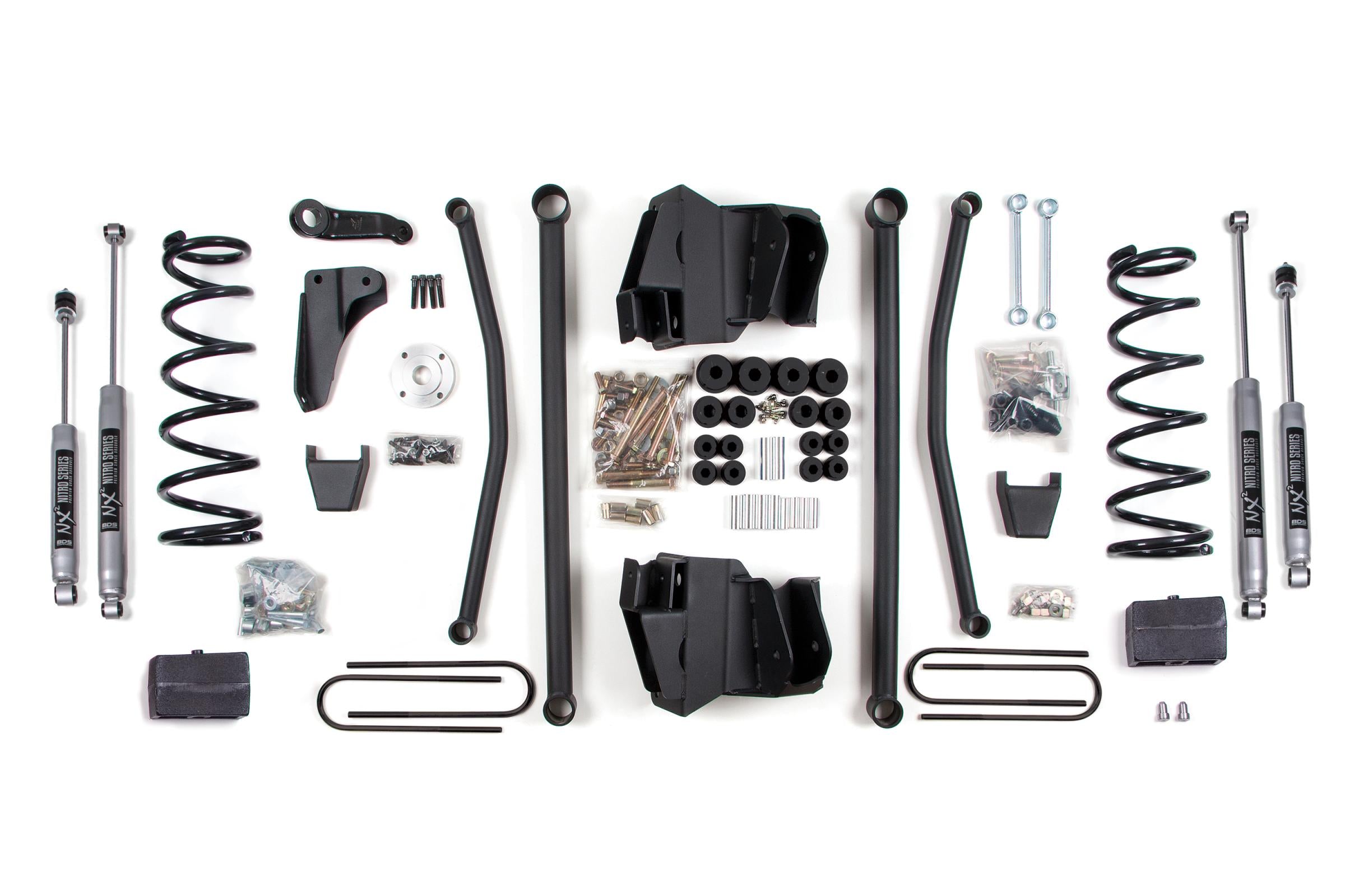 BDS Suspension BDS Suspension 6 Inch Lift Kit Long Arm Dodge Ram 2500/3500 2008 4WD Diesel Block 3.5 Inch Axle Fox 2.0