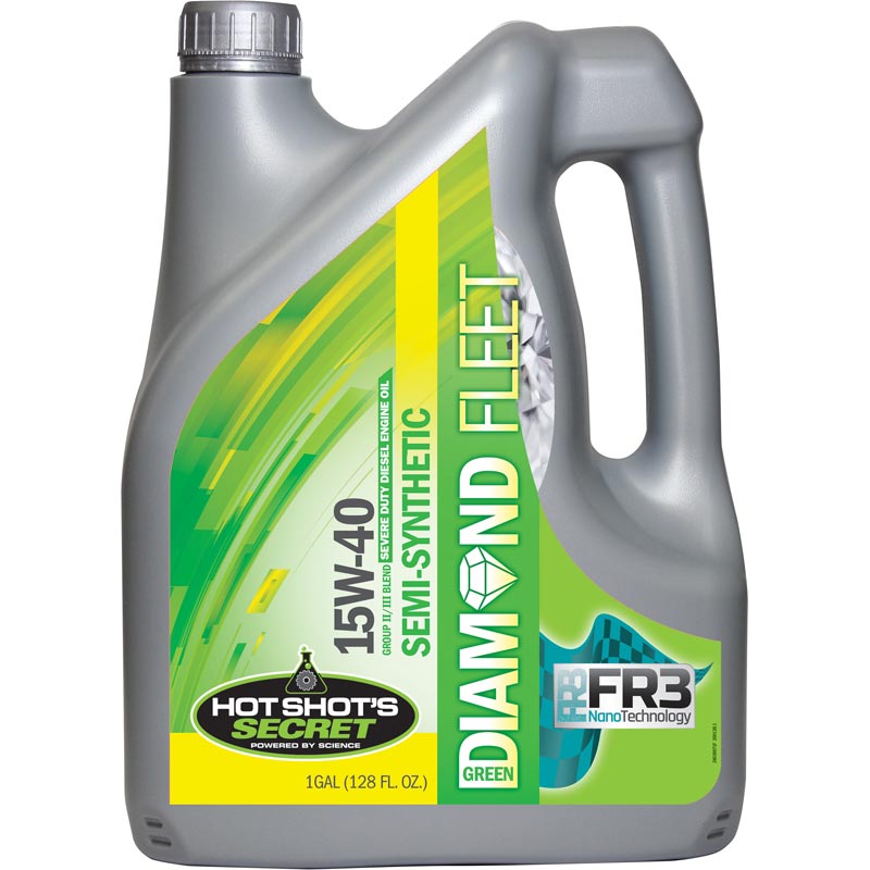 Hot Shot's Secret Green Diamond 15W-40 Semi-Synthetic CK-4 Engine Oil (1 Gal)