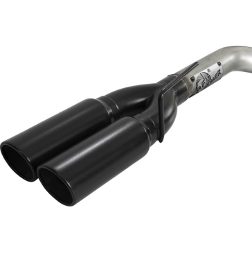 AFE AFE 49-34130-B Vulcan Series 3" Dual DPF-Back Exhaust System (Black Exhaust Tips) - Diesel Performance Part