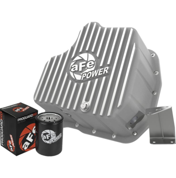 AFE AFE 46-71080A Street Series Deep Engine Oil Pan (RAW) - Diesel Performance Part