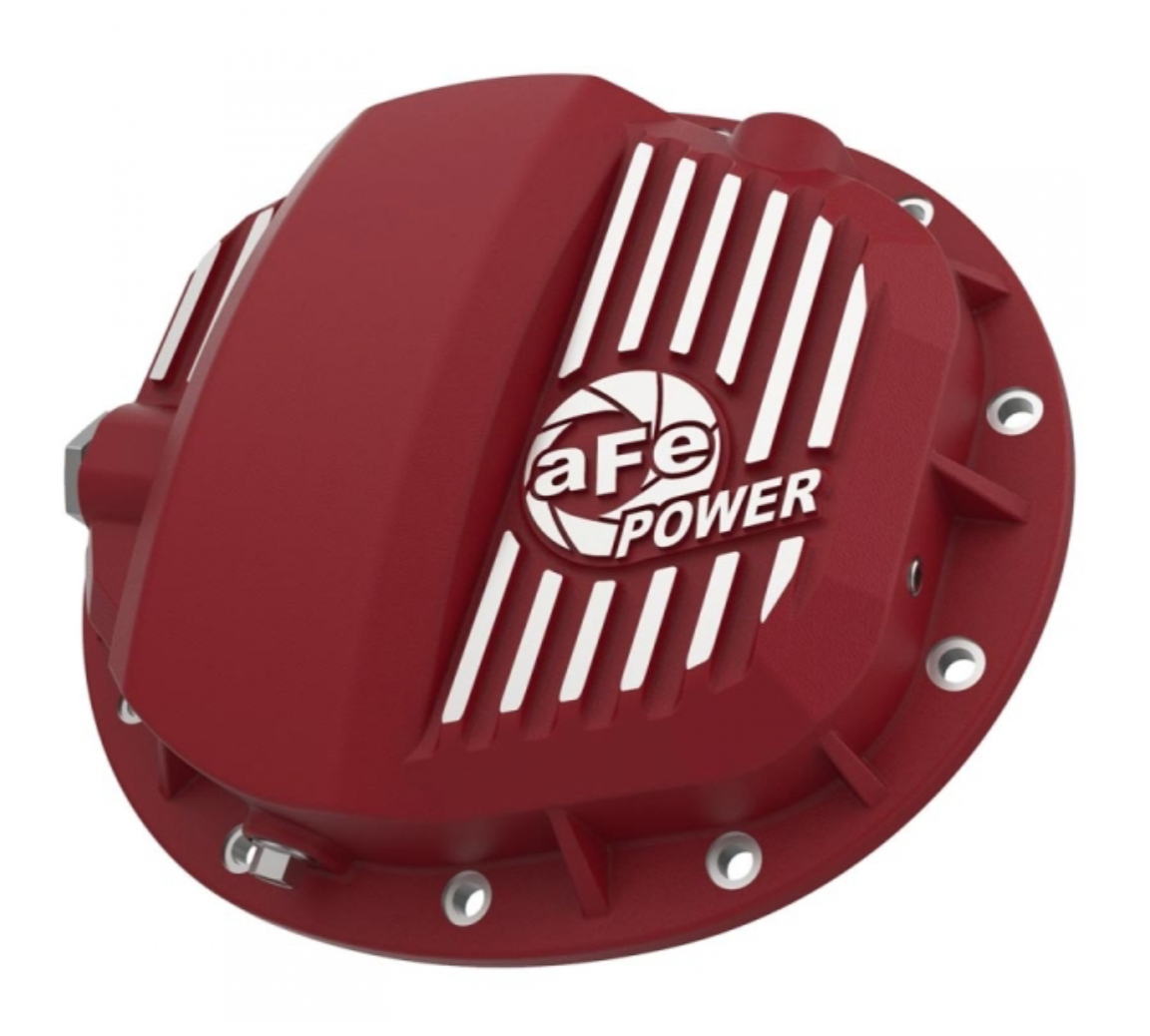 AFE AFE 46-71140R Pro Series Rear Differential Cover (Red) - Diesel Performance Part