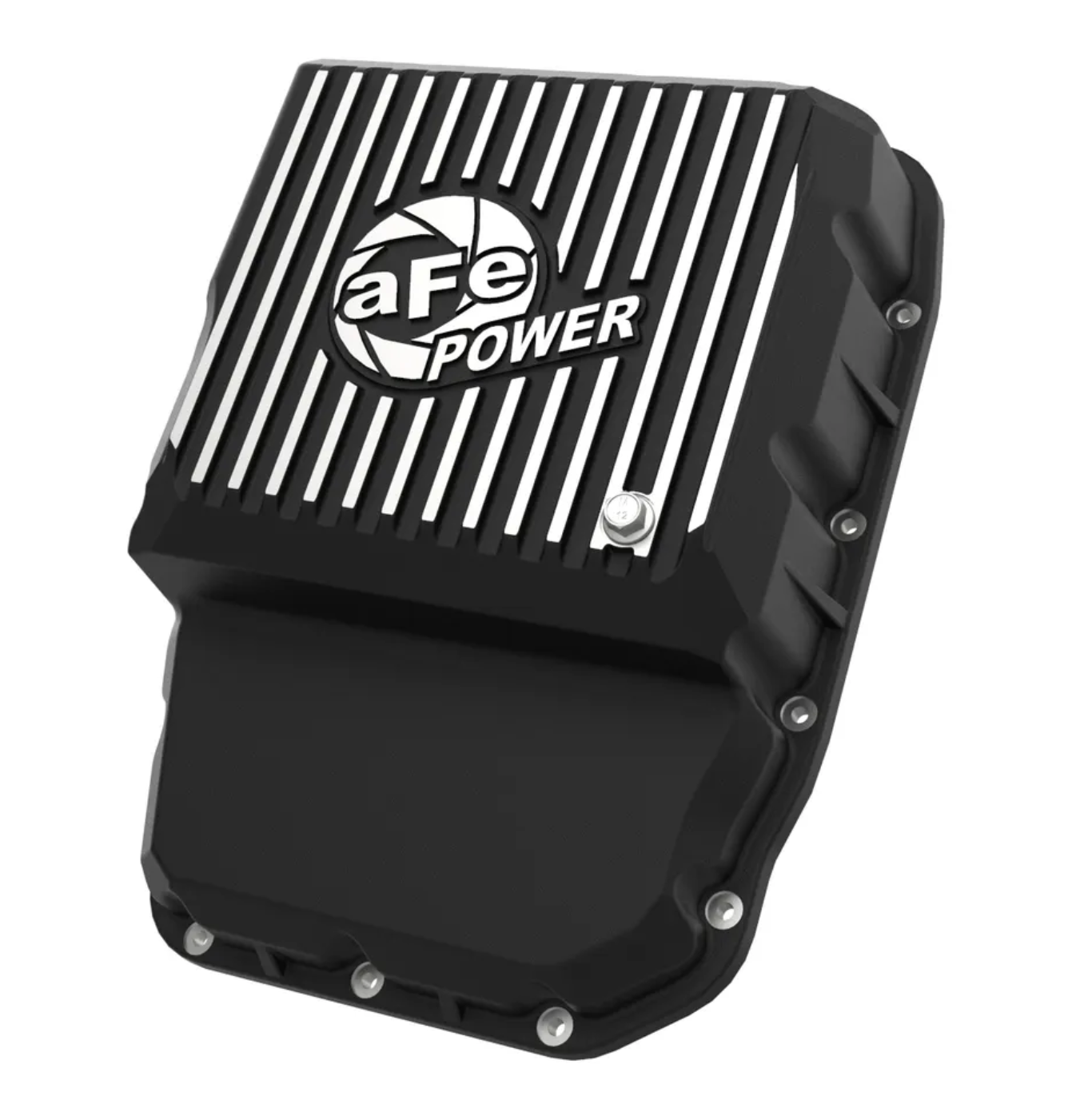 AFE AFE 46-71160B Transmission Pan (Black & Milled) - Diesel Performance Part