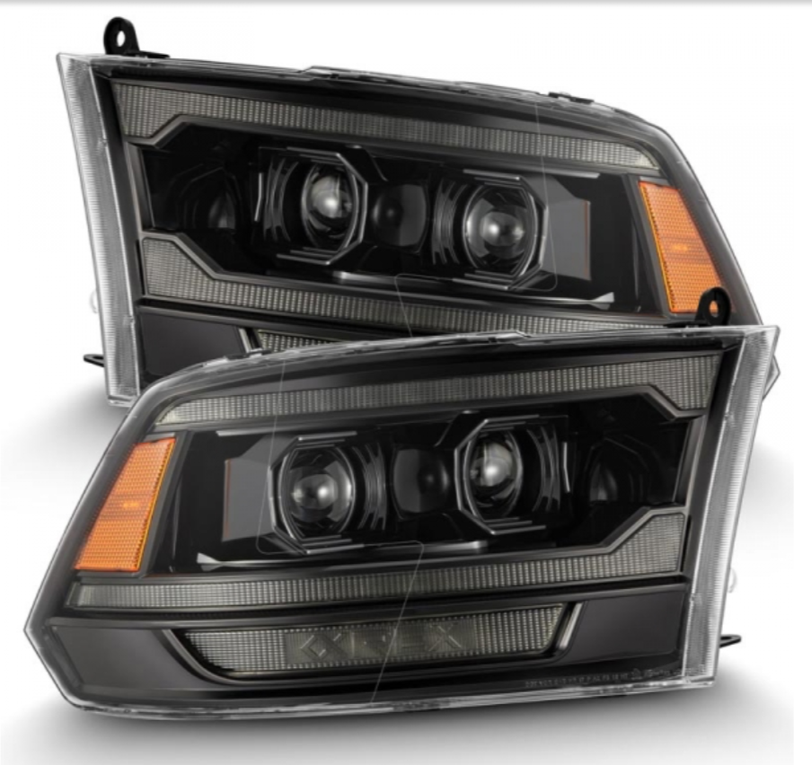 AlphaRex AlphaRex 880560 Luxx-Series Alpha-Black LED Projector Headlights - Diesel Performance Part