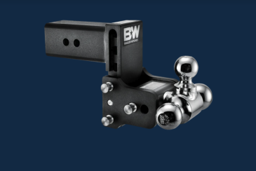 B&W Trailer Hitches B&W Trailer Hitches B&W TS30040B Tow & Stow Adjustable Ball Mount, Standard 3" Shank, 7.5" Drop - Diesel