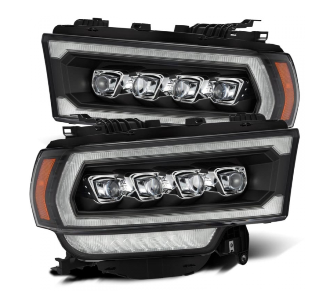 AlphaRex AlphaRex 880553 Nova-Series Black LED Projector Headlights - Diesel Performance Part