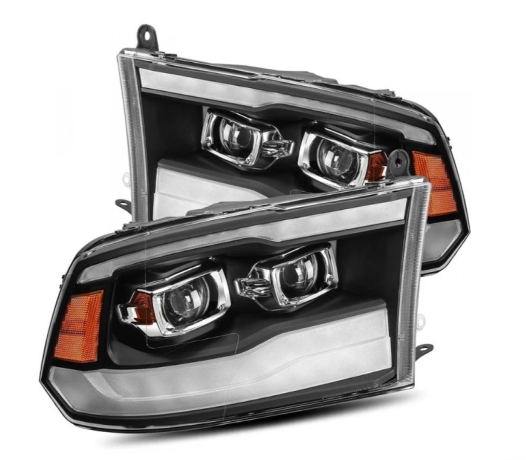 AlphaRex AlphaRex 880539 Luxx-Series Black LED Projector Headlights - Diesel Performance Part