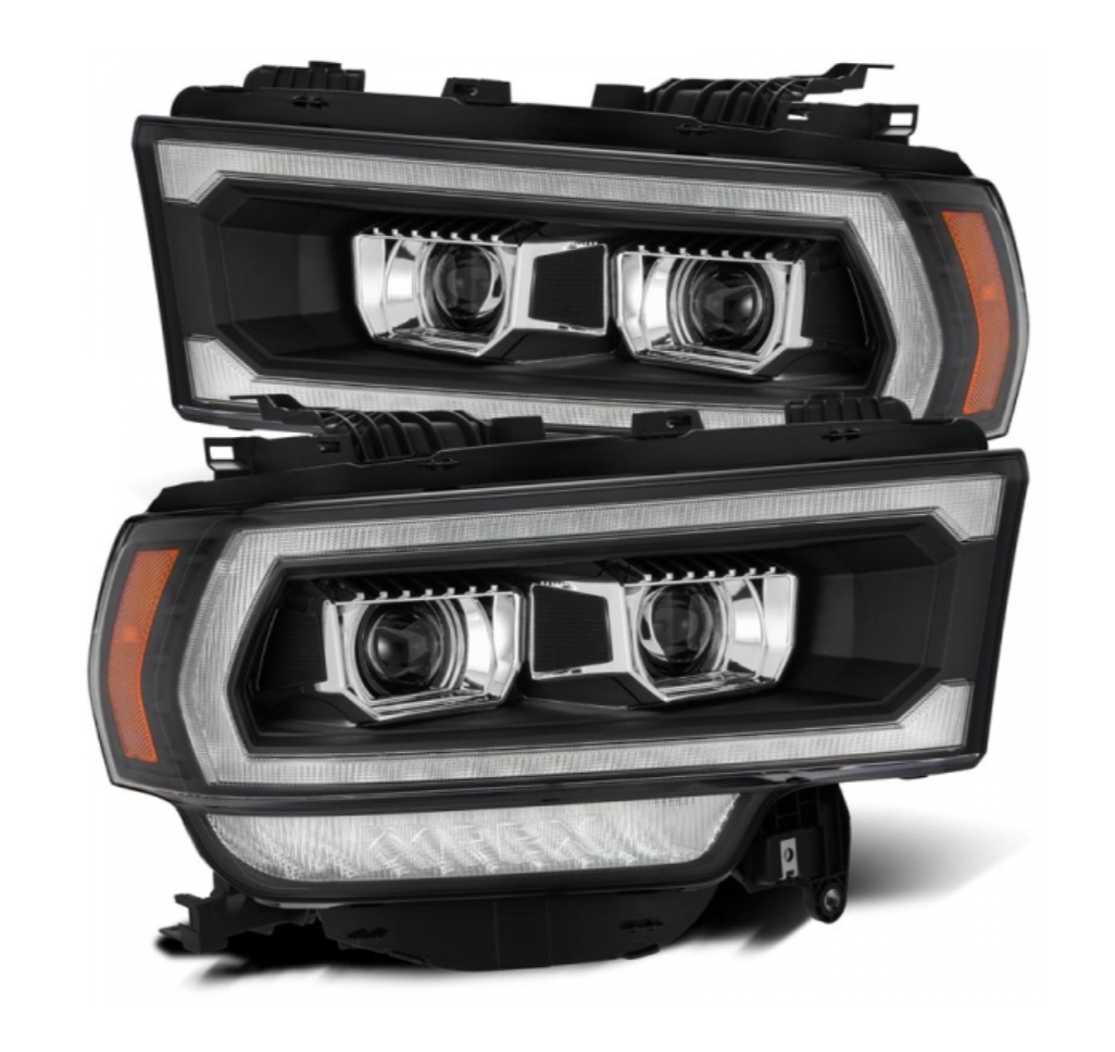 AlphaRex AlphaRex 880550 Luxx-Series Black LED Projector Headlights - Diesel Performance Part